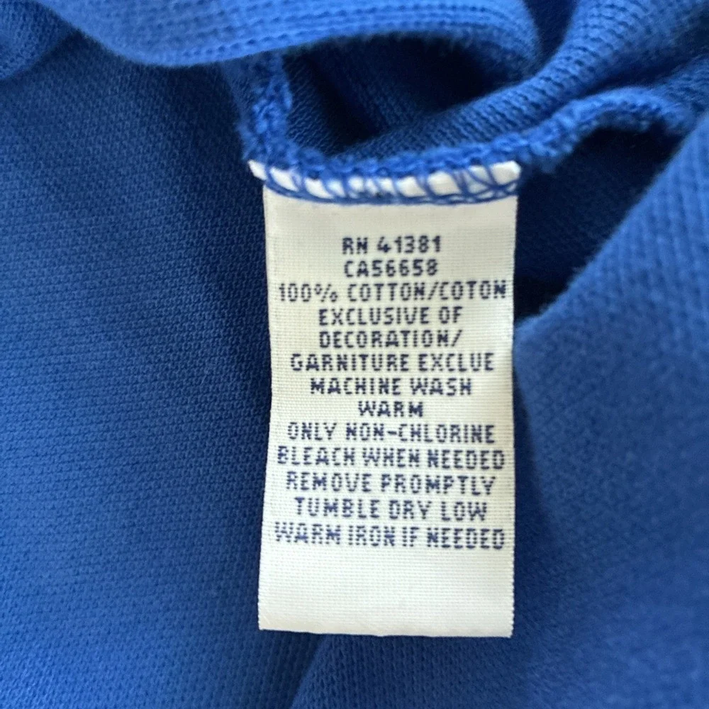 Polo Ralph Lauren Polo Blue Shirt Men's Big 3X 3XB Big Green Pony #3 Preppy